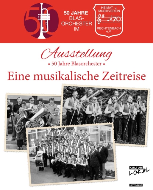 Kommt vorbei und bestaunt mit uns die letzten 50 Jahre unseres Vereins🤭🎶 
Die Ausstellungseröffnung wird musikalisch von unserem Blasorchester begleitet 😍
Wir freuen uns auf euch 🥰